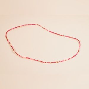 #206 Handmade Glass Seed Bead Choker Necklace with Elastic